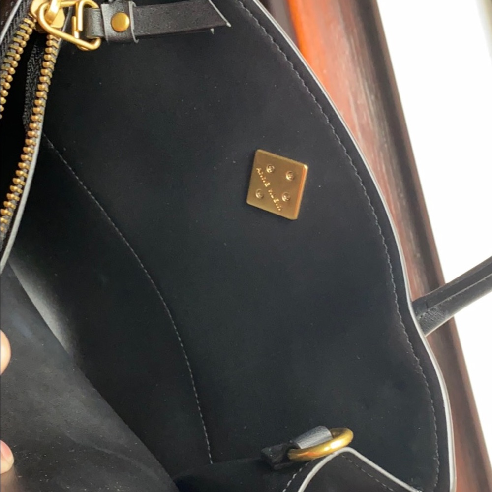 ann klein black purse - Picture 3 of 9